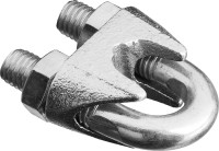 Зажим троса DIN 741, 8мм, 60 шт, оцинкованный, STAYER,  ( 30535-08 )