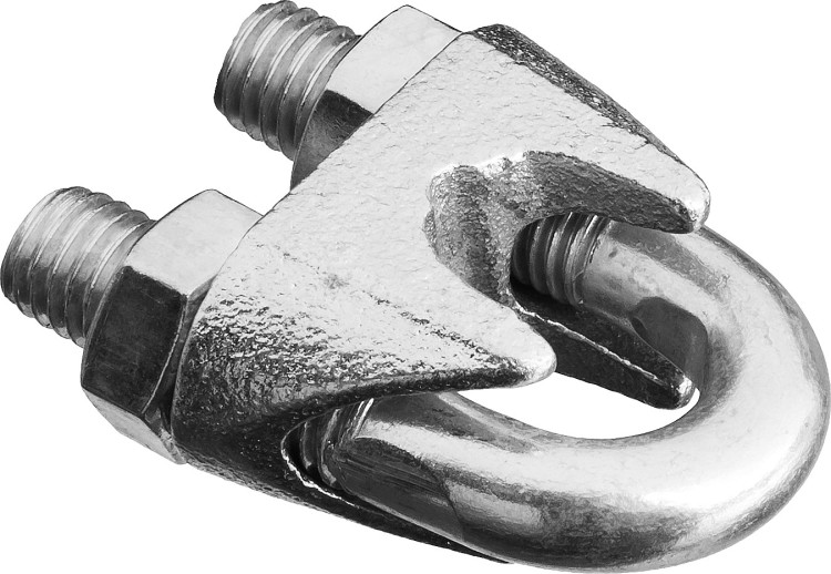 Зажим троса DIN 741, 8мм, 60 шт, оцинкованный, STAYER,  ( 30535-08 )
