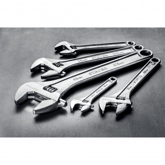 Ключ разводной MAX-Force, 375 / 43 мм, STAYER ( 2725-37 ) Ключ разводной MAX-Force, 375 / 43 мм, STAYER ( 2725-37 )