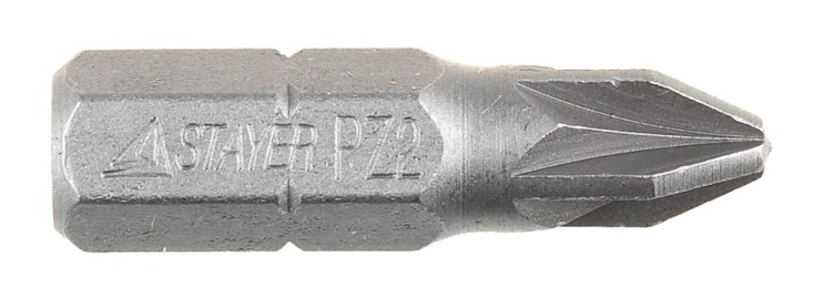 Биты STAYER "PROFI", хвостовик C 1/4", PZ №2, 25мм, 50шт,  ( 26221-2-25-50 )