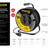 Удлинитель на катушке RX 325, 30 м, 4000 Вт, 4 гнезда, IP44, КГ 3x2,5 кв мм, STAYER ( 55076-30 )