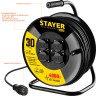 Удлинитель на катушке RX 325, 30 м, 4000 Вт, 4 гнезда, IP44, КГ 3x2,5 кв мм, STAYER ( 55076-30 )