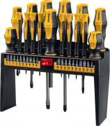 Набор STAYER "MASTER": Отвертки реверсивные с эргономичными ручками, с насадками, 37предм, в пластмассовом боксе,  ( 25312-H37 ) Набор STAYER "MASTER": Отвертки реверсивные с эргономичными ручками, с насадками, 37предм, в пластмассовом боксе,  ( 25312-H37 )