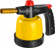 Паяльная лампа газовая STAYER "MASTER", на баллон, с пьезоподжигом, регулировка пламени, 1850С,  ( 55590 )