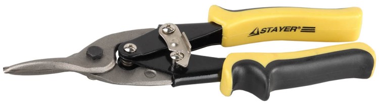 STAYER Ножницы по металлу, прямые, Cr-V, 250 мм,  ( 23055-S )