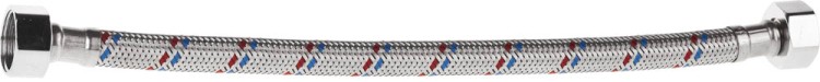 Подводка гибкая STAYER для воды, оплетка из нержавеющей стали, г/г 1/2" - 0,3м,  ( 51015-G/G-030 )