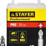 Биты STAYER "PROFESSIONAL" ProFix Phillips, тип хвостовика C 1/4", № 2, L=25мм, 10шт,  ( 26201-2-25-10_z01 )