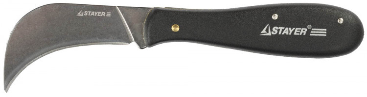 Нож STAYER "PROFI" складной, для листовых материалов, 200мм,  ( 09291 )