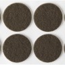 Накладки STAYER "COMFORT" на мебельные ножки, самоклеящиеся, фетровые, коричневые, круглые - диаметр 25 мм, 8 шт,  ( 40910-25 )
