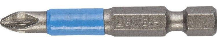Биты STAYER "PROFI", хвостовик E 1/4", PZ №2, 50мм, 2шт ,  ( 26223-2-50-02 )