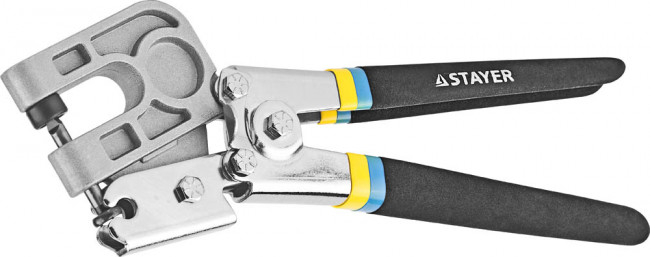 Просекатель STAYER "HERCULES" для работы одной рукой, спец. форма зева для профилей различных форм и размеров, обрезиненный, 280мм,  ( 31381 )