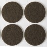 Накладки STAYER "COMFORT" на мебельные ножки, самоклеящиеся, фетровые, коричневые, круглые - диаметр 28 мм, 8 шт,  ( 40910-28 )