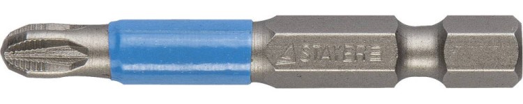 Биты STAYER "PROFI", хвостовик E 1/4", PZ №3, 50мм, 2шт ,  ( 26223-3-50-02 )