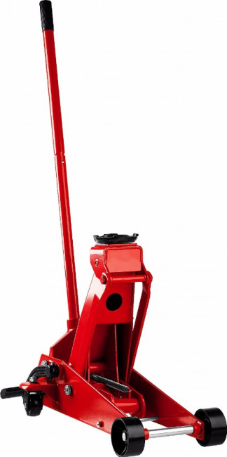 Домкрат гидравлический подкатной "RED FORCE", с педалью, 3,5т, 145-500мм, STAYER 43155-3.5,  ( 43155-3.5 )
