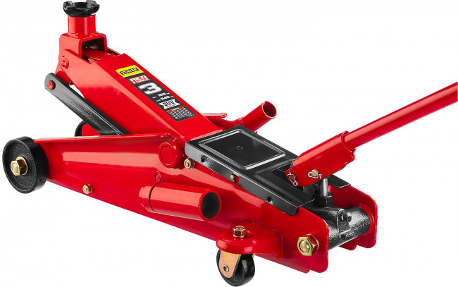 Домкрат гидравлический подкатной "RED FORCE", для внедорожников, 3т, 155-545мм, STAYER 43157-3,  ( 43157-3 ) Домкрат гидравлический подкатной "RED FORCE", для внедорожников, 3т, 155-545мм, STAYER 43157-3,  ( 43157-3 )