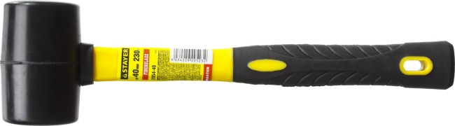 Киянка STAYER "PROFESSIONAL" резиновая ЧЕРНАЯ, с фиберглассовой ручкой,  ( 2054-40 ) Киянка STAYER "PROFESSIONAL" резиновая ЧЕРНАЯ, с фиберглассовой ручкой,  ( 2054-40 )