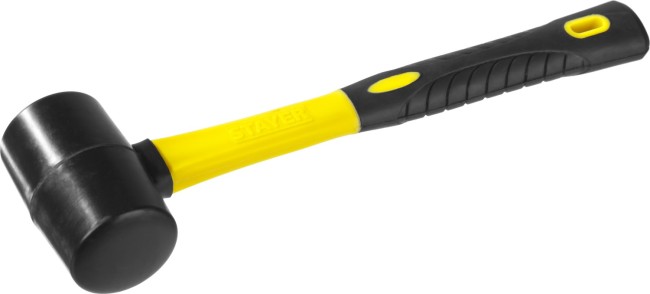 Киянка STAYER "PROFESSIONAL" резиновая ЧЕРНАЯ, с фиберглассовой ручкой,  ( 2054-40 ) Киянка STAYER "PROFESSIONAL" резиновая ЧЕРНАЯ, с фиберглассовой ручкой,  ( 2054-40 )
