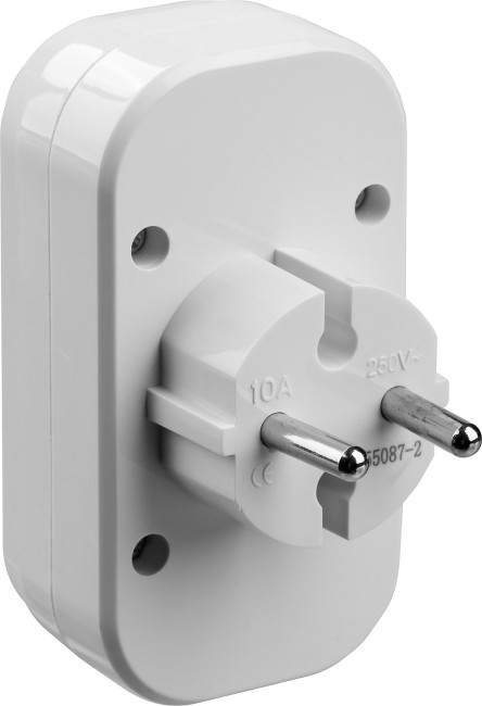 Разветвитель электрический MAXElectro, STAYER 55087-2, 2 гнезда, 10А/220В,  ( 55087-2 ) Разветвитель электрический MAXElectro, STAYER 55087-2, 2 гнезда, 10А/220В,  ( 55087-2 )