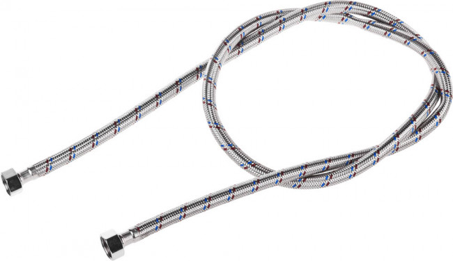 Подводка гибкая STAYER для воды, оплетка из нержавеющей стали, г/г 1/2" - 1,5м, ( 51015-G/G-150 ) Подводка гибкая STAYER для воды, оплетка из нержавеющей стали, г/г 1/2" - 1,5м, ( 51015-G/G-150 )