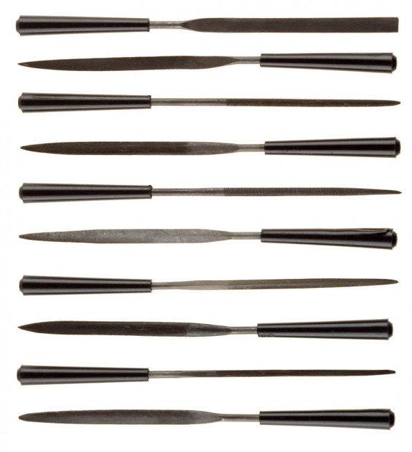 Набор STAYER "MASTER" Надфили с пластмассовой ручкой, 100мм, 10шт  ,  ( 16011-H10_z01 ) Набор STAYER "MASTER" Надфили с пластмассовой ручкой, 100мм, 10шт  ,  ( 16011-H10_z01 )