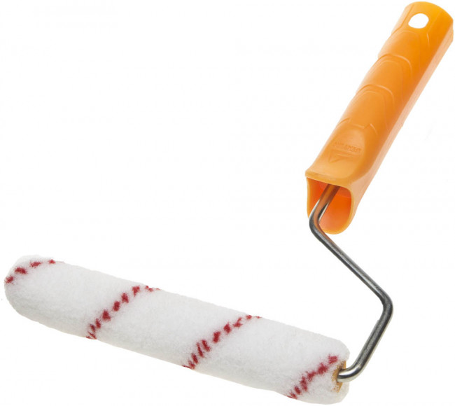 Мини-валик NYLON ПОЛИАМИД малярный в сборе, ворс 10мм, бюгель 6мм, 15х160мм, STAYER Master,  ( 03-0506-16_z01 )