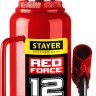 Домкрат гидравлический бутылочный "RED FORCE", 12т, 230-465 мм, STAYER 43160-12,  ( 43160-12_z01 )