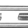 Талреп DIN 1480, крюк-кольцо, М14, 3 шт, оцинкованный, STAYER,  ( 30515-14 )