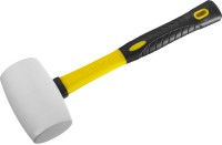 Киянка STAYER "PROFI" резиновая БЕЛАЯ, с фиберглассовой ручкой, 450г,  ( 20533-450 )