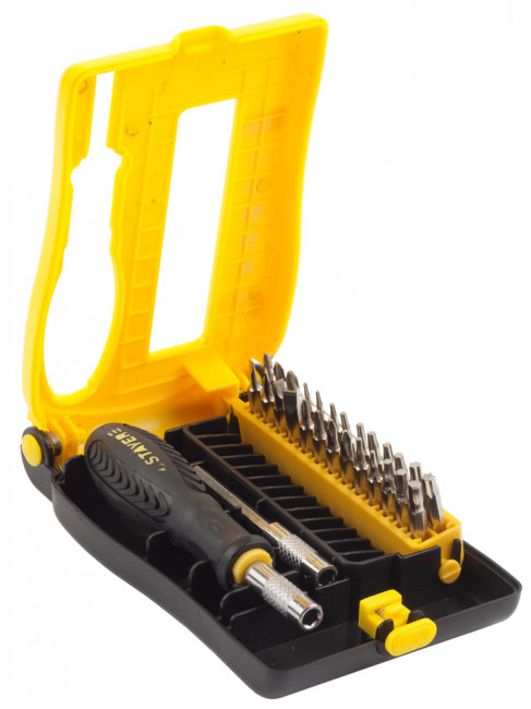 Отвертка-битодержатель для точных работ 26 предм., STAYER,  ( 25614-H28 )