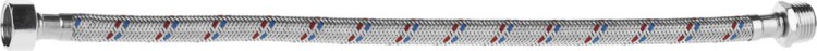 Подводка гибкая STAYER для воды, оплетка из нержавеющей стали, г/ш 1/2" - 0,4м,  ( 51015-G/S-040 )