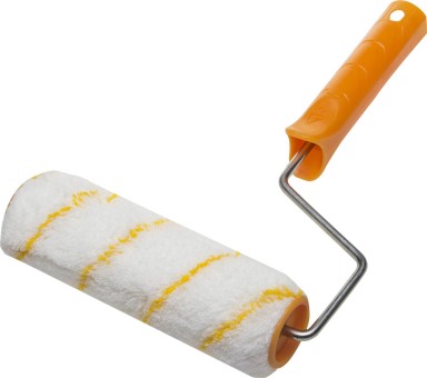 Валик GIRPAINT ПОЛИАКРИЛ малярный в сборе, ворс 10мм, бюгель 6мм, 30х150мм, STAYER Master,  ( 0315-15 )