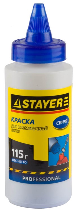Краска STAYER для разметочной нити, синяя, 115г  ,  ( 2-06401-1_z01 )