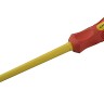 Отвертка STAYER "PROFESSIONAL" "MAX-GRIP" диэлектрическая, двухкомпонентная рукоятка, Cr-V, SL 6,5x150мм,  ( 25827-06-150 G )