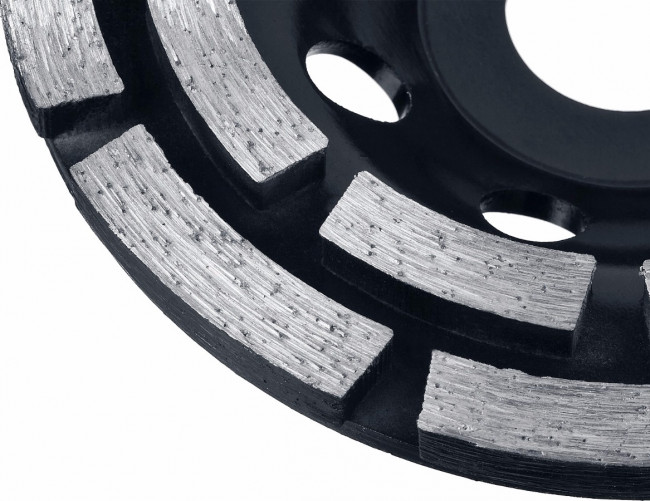 Чашка STAYER "PROFESSIONAL" алмазная сегментная двухрядная, высота 22,2мм, 115мм  ,  ( 33381-115 ) Чашка STAYER "PROFESSIONAL" алмазная сегментная двухрядная, высота 22,2мм, 115мм  ,  ( 33381-115 )