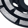 Чашка STAYER "PROFESSIONAL" алмазная сегментная двухрядная, высота 22,2мм, 115мм  ,  ( 33381-115 )