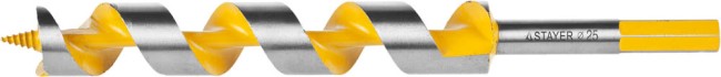 Сверло по дереву "Spiral", спираль Левиса, HEX хвостовик, STAYER Professional 29475-235-25, d=25х235мм,  ( 29475-235-25 ) Сверло по дереву "Spiral", спираль Левиса, HEX хвостовик, STAYER Professional 29475-235-25, d=25х235мм,  ( 29475-235-25 )
