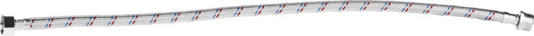Подводка гибкая STAYER для воды, оплетка из нержавеющей стали, г/ш 1/2" - 0,6м,  ( 51015-G/S-060 )