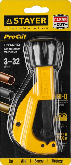 Труборез ProCut для медных труб диаметром 3-32 мм, STAYER Professional,  ( 2340-32 ) Труборез ProCut для медных труб диаметром 3-32 мм, STAYER Professional,  ( 2340-32 )