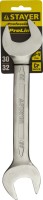 Рожковый гаечный ключ 30 x 32 мм, STAYER,  ( 27035-30-32 )