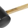 Киянка STAYER резиновая черная с деревянной ручкой, 1130г,  ( 20505-100 )