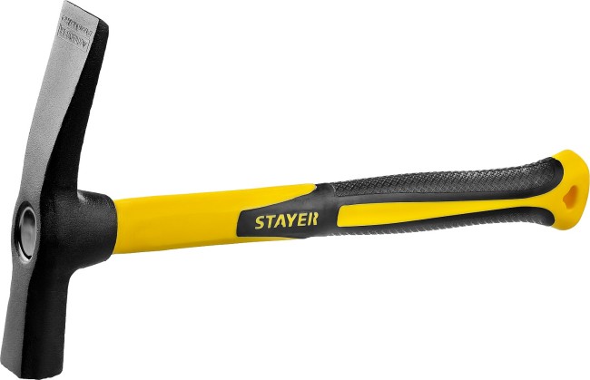 Молоток каменщика с фиберглассовой рукояткой 600 г, STAYER Fiberglass,  ( 20161 ) Молоток каменщика с фиберглассовой рукояткой 600 г, STAYER Fiberglass,  ( 20161 )
