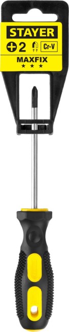 Отвертка, STAYER 2510-2-10, двухкомпонентная рукоятка, магнитный наконечник, PH2x100мм ( 2510-2-10_z02 ) Отвертка, STAYER 2510-2-10, двухкомпонентная рукоятка, магнитный наконечник, PH2x100мм ( 2510-2-10_z02 )