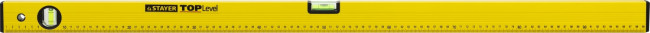 Уровень STAYER "STANDARD" "TOPLevel", коробчатый, 2 противоударных ампулы, линейка, 100см,  ( 3460-100_z03 )