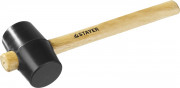 Киянка STAYER резиновая черная с деревянной ручкой, 225г,  ( 20505-40 ) Киянка STAYER резиновая черная с деревянной ручкой, 225г,  ( 20505-40 )