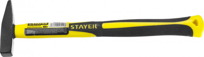 Молоток слесарный с фиберглассовой рукояткой 100 г, STAYER Fiberglass,  ( 20050-01_z01 )