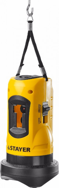 Нивелир лазерный линейный SLL-2, STAYER 34960-H2, штатив, кейс, 10м, точн. +/-0,5 мм/м,  ( 34960-H2 )