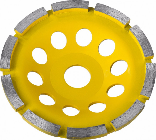 Чашка STAYER "PROFESSIONAL" алмазная сегментная однорядная, высота 22,2мм, 125мм  ,  ( 33382-125 ) Чашка STAYER "PROFESSIONAL" алмазная сегментная однорядная, высота 22,2мм, 125мм  ,  ( 33382-125 )