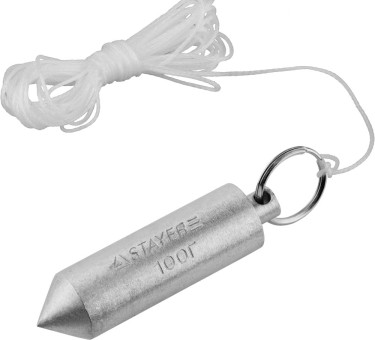 Отвес STAYER "MASTER" строительный со шнуром, 100г,  ( 0635-10_z01 )