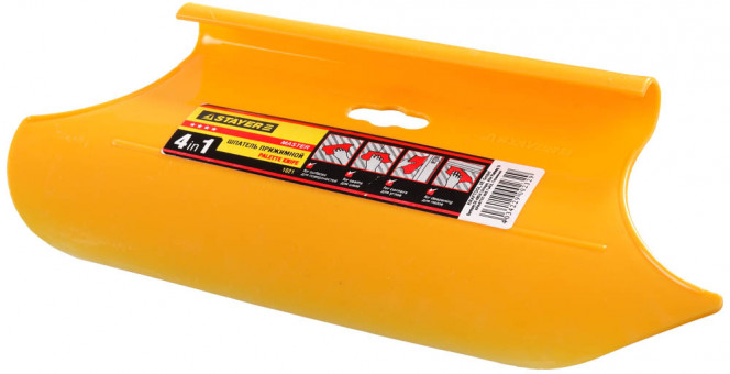 Шпатель STAYER прижимной универсальный для обоев, пластмассовый, 4-в-1, 280мм,  ( 1021 )