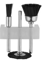 Щетка STAYER нейлоновая для чистки и полирования, 3шт,  ( 29914-H3 )